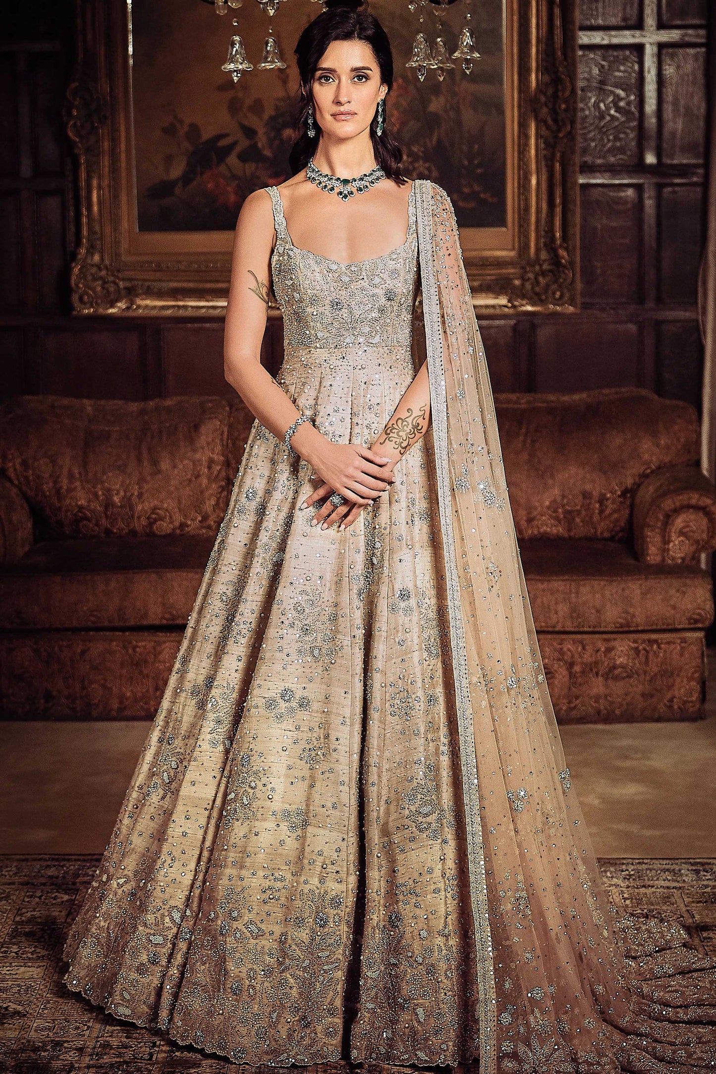 The Starlight Mogra Gown