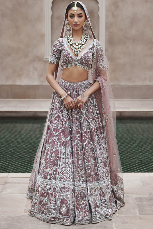 The French Rose Masai Trinity Lehenga